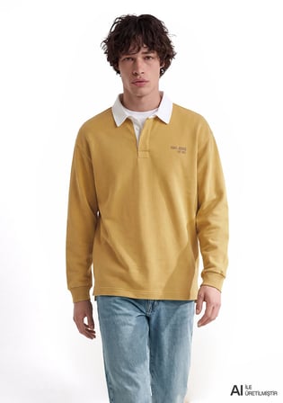 Mavi Jeans Sarı Polo Sweatshirt 0S20014-70274