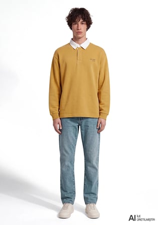 Mavi Jeans Sarı Polo Sweatshirt 0S20014-70274