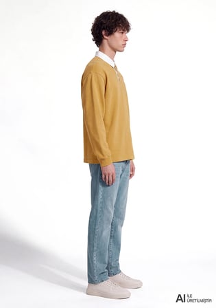 Mavi Jeans Sarı Polo Sweatshirt 0S20014-70274