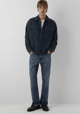 Cepli Lacivert Denim Gömlek 0220353-18790