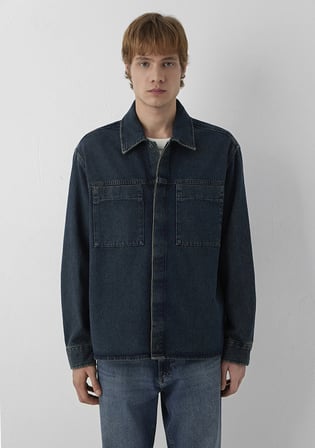 Cepli Lacivert Denim Gömlek 0220353-18790