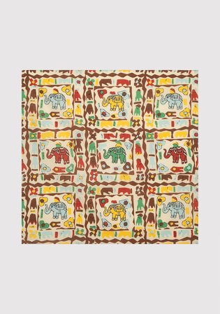 Fil Baskılı Ekru Bandana 1920306-33004