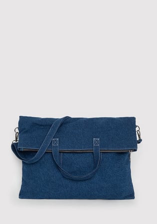MVJNS Nakışlı Denim Omuz Çantası 0920432-30761