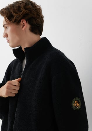 Mavi Logo Baskılı Siyah Sweatshirt 0S20134-900