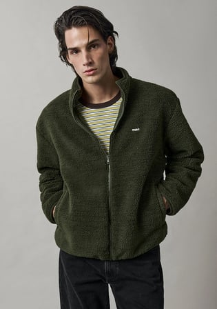 Mavi Logo Baskılı Yeşil Sweatshirt 0S20135-80714