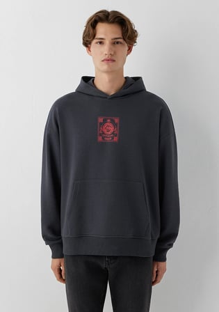 Kapüşonlu Antrasit Sweatshirt 0S20136-70087
