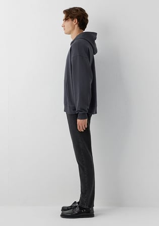 Kapüşonlu Antrasit Sweatshirt 0S20136-70087