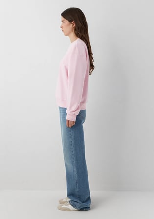 Kedi Baskılı Pembe Sweatshirt 1S20086-71008