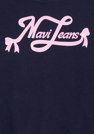 Mavi Baskılı Lacivert Sweatshirt 7S20016-84371