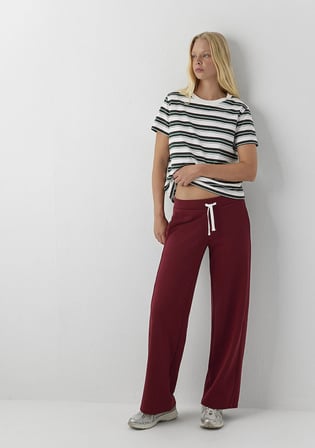 Basic Bordo Eşofman Altı 1022807-70392