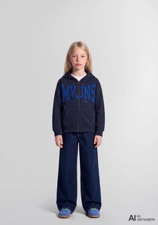 Mavi Logo Baskılı Lacivert Sweatshirt 7S20067-84371