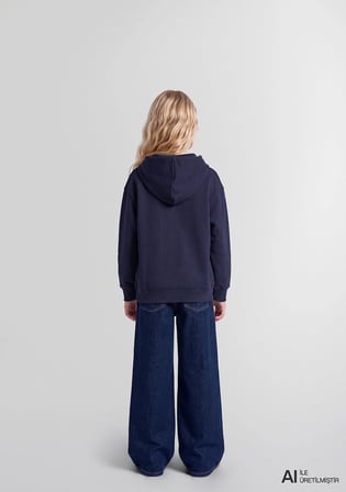 Mavi Logo Baskılı Lacivert Sweatshirt 7S20067-84371