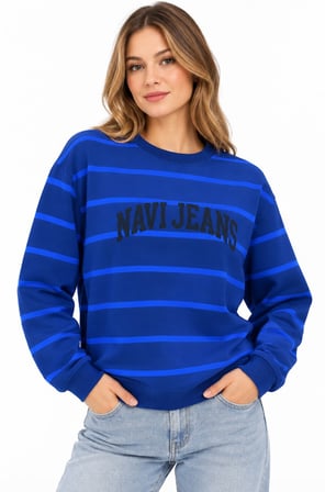 Mavi M1S20129-85471 Mavi Jeans Logo Baskılı Kadın Sweatshirt