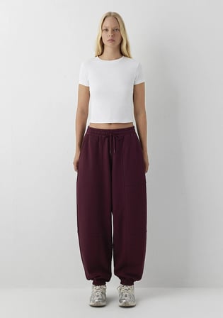 Basic Bordo Eşofman Altı 1022808-70422