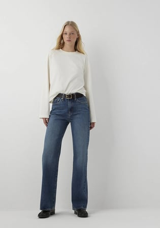 Vıctorıa 90lar Classics Vintage Koyu Mavi Jean Pantolon 101072-A7500