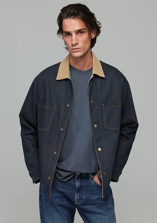 Bruin Classic Vinatge Kaplamalı Indigo Mavisi Denim Ceket 0121295-A7788