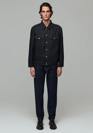Caleb Classic Vintage Rinse Denim Ceket 0121290-A7779