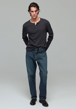 Marlon Classic Vintage Vintage Mavi Denim Pantolon 0019166-A7787