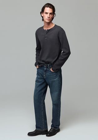 Marlon Classic Vintage Vintage Mavi Denim Pantolon 0019166-A7787