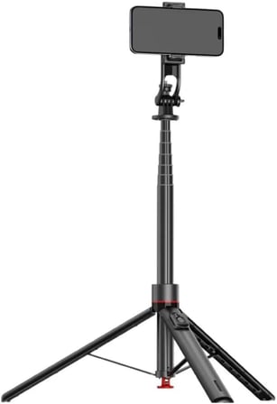 LEVONG 176 cm Selfie Çubuğu ENT Tripod Manyetik Kumandalı Telefon Standı LE-76