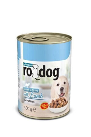 Ro-dog Kuzu Etli Yavru Parça Etli Köpek Konservesi 400 Gr x 24 adet