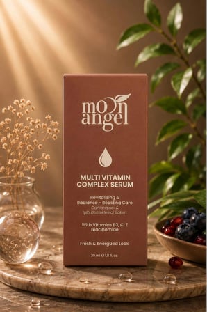 Multi Vitamin Serum Canlandırıcı ve Işıltı Veren (B3, C, E Vitaminleri & Niacinamide) Cilt Bakım Serumu 30 ml