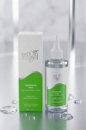  Skin Purifier 3`lü Cilt Bakım Seti Yağlı ve Karma Ciltler İçin Temizleyici Jel Tonik ve Serum Seti