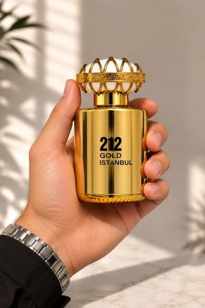 Erkek Parfümü 212 Gold City İstanbul EDP Kalıcı Parfüm 50 ml