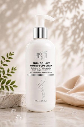 Selülit Karşıtı Krem Sıkılaştırıcı ve Pürüzsüzleştirici Vücut Kremi (Caffeine Hyaluronic Acid) 200 ml