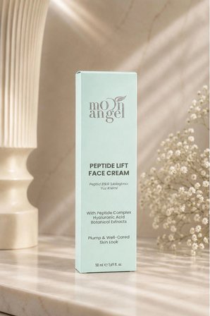  Kırışıklık Karşıtı Peptit Etkili Sıkılaştırıcı Cilt ve Yüz Kremi (Hyaluronic Acid Botanical Extracts) 50 ml