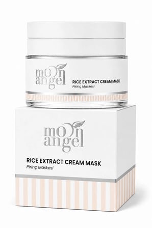 Pirinç Maskesi Özlü Aydınlatıcı Nemlendirici ve Gözenek Sıkılaştırıcı Pirinç Maske 100 ML