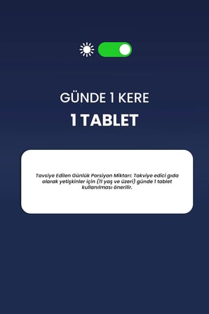 Erbatab D3 Vitamini ve K2 Vitamini İçeren Takviye Edici Gıda