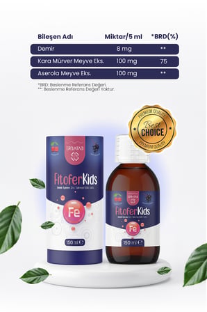 Miniklere Günlük Vitamin Paketi (Vitamin B12, Vitamin D3, FitoferKids)