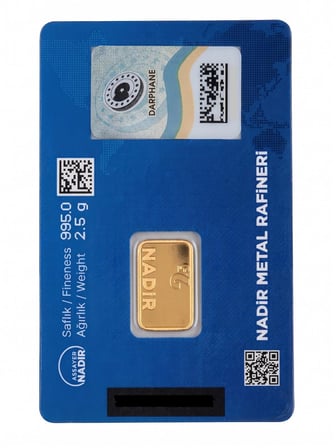AltınDenizi Nadir 2.5 Gram Altın 0.995 (24 Ayar) Külçe Altın
