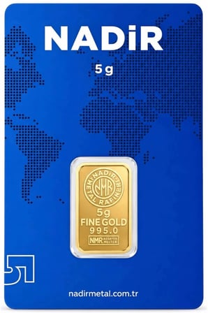 AltınDenizi Nadir 5 Gram Altın 0.995 (24 Ayar) Külçe Altın