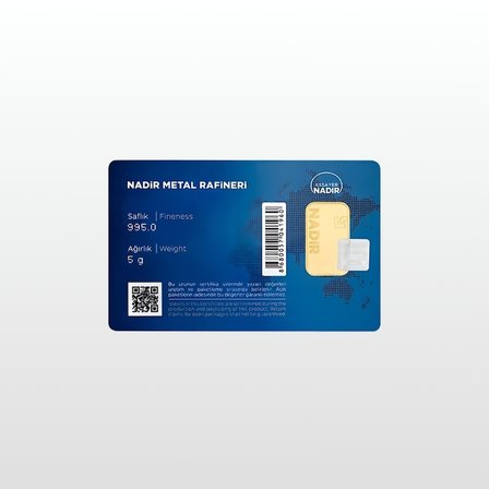 AltınDenizi Nadir 5 Gram Altın 0.995 (24 Ayar) Külçe Altın