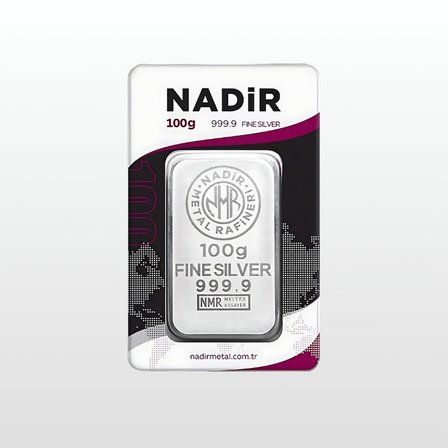 AltınDenizi Nadir 100 Gram Gümüş 999.9 Külçe Gümüş