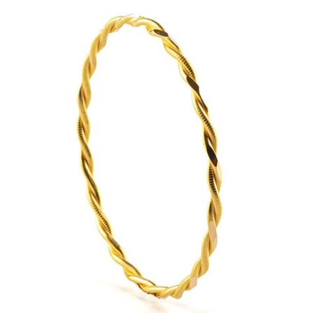 AltınDenizi İkili Burma 10 Gram 22 Ayar Altın Bilezik TSE Damgalı