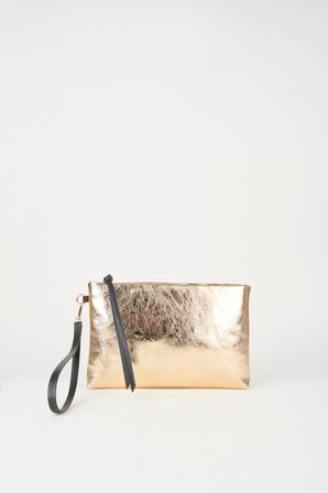 Kadın Bellis Gold Astarlı Suni Deri Bilek Askılı Portföy El Ve Clutch Çanta