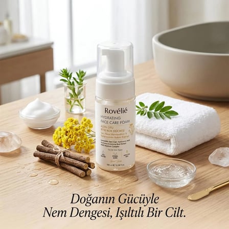 HYDRATING FACE CARE FOAM ALTIN OTU BİTKİ KÖK HÜCRESİ Yeni Nesil Nemlendirici & Yatıştırıcı Yüz Bakım Köpüğü