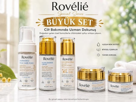 Rovélié BÜYÜK SET 5'li ÜRÜN Yenil Nesil Bakım Seti