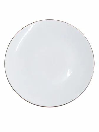 Tabak Evi Porselen Chic Altın Yaldızlı Pasta Tabağı 20,50cm Tekli