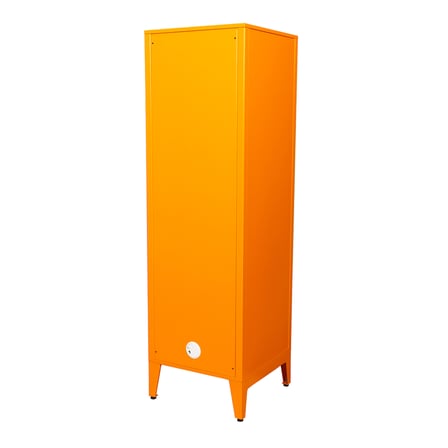 Alfafonet Ziglat Serisi Kilitli Metal Home Office Dolabı %70 Perfore Kapaklı Turuncu (RAL 2004) 450x1500x450 mm