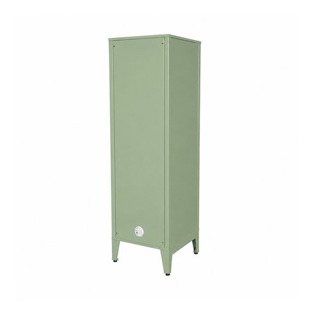 Alfafonet Ziglat Serisi Kilitli Metal Home Office Dolabı %70 Perfore Kapaklı Yeşil 450x1500x450 mm