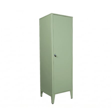 Alfafonet Ziglat Serisi Kilitli Metal Home Office Dolabı Metal Kapaklı Yeşil (RAL 6018) 450x1500x450 mm