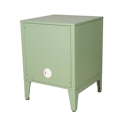 Alfafonet Ziglat Serisi Kilitli Metal Home Office Dolabı Metal Kapaklı Yeşil (RAL 6018) 450x600x450 mm