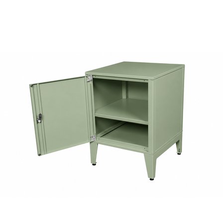 Alfafonet Ziglat Serisi Kilitli Metal Home Office Dolabı Metal Kapaklı Yeşil (RAL 6018) 450x600x450 mm