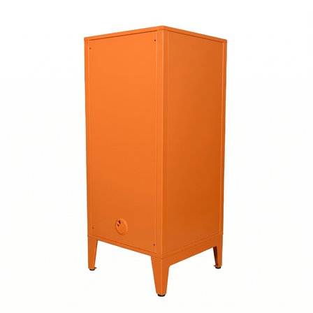 Alfafonet Ziglat Serisi Kilitli Metal Home Office Dolabı Metal Kapaklı Turuncu (RAL 2004) 450x1050x450 mm