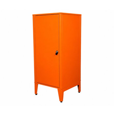 Alfafonet Ziglat Serisi Kilitli Metal Home Office Dolabı Metal Kapaklı Turuncu (RAL 2004) 450x1050x450 mm
