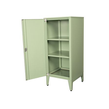 Alfafonet Ziglat Serisi Kilitli Metal Home Office Dolabı Metal Kapaklı Yeşil (RAL 6018) 450x1050x450 mm